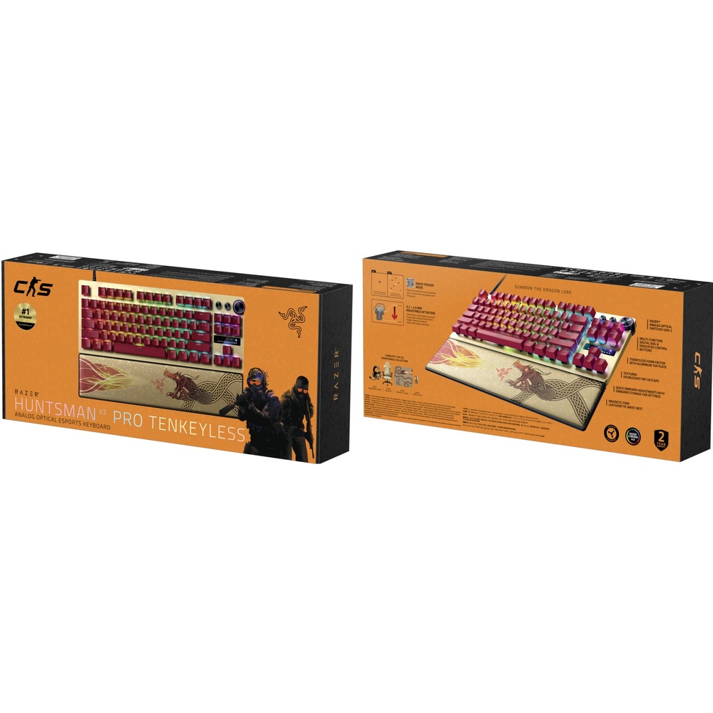 Клавіатура Razer Huntsman V3 Pro TKL (RZ03-04982100-R3M1) Клас ігрова
