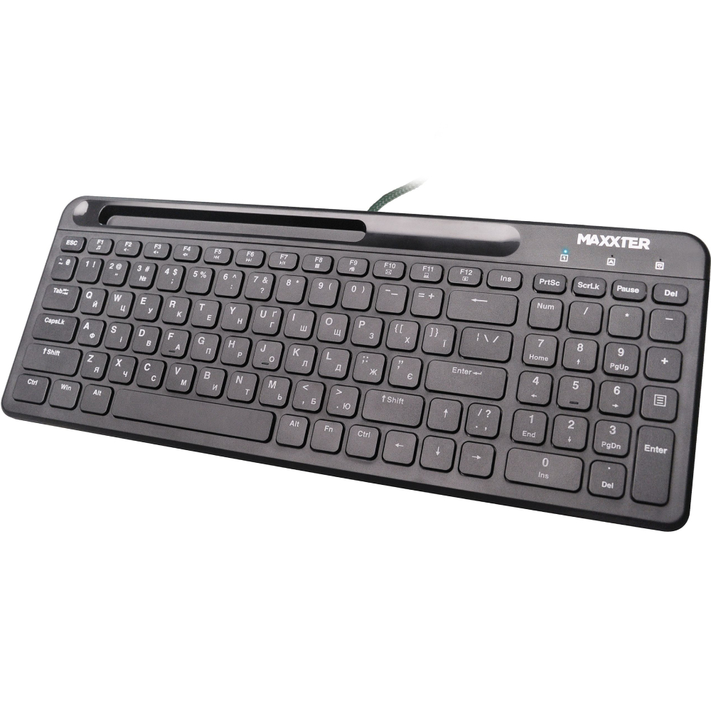 Клавиатура MAXXTER KB-01B-UA Black Комплектация клавиатура