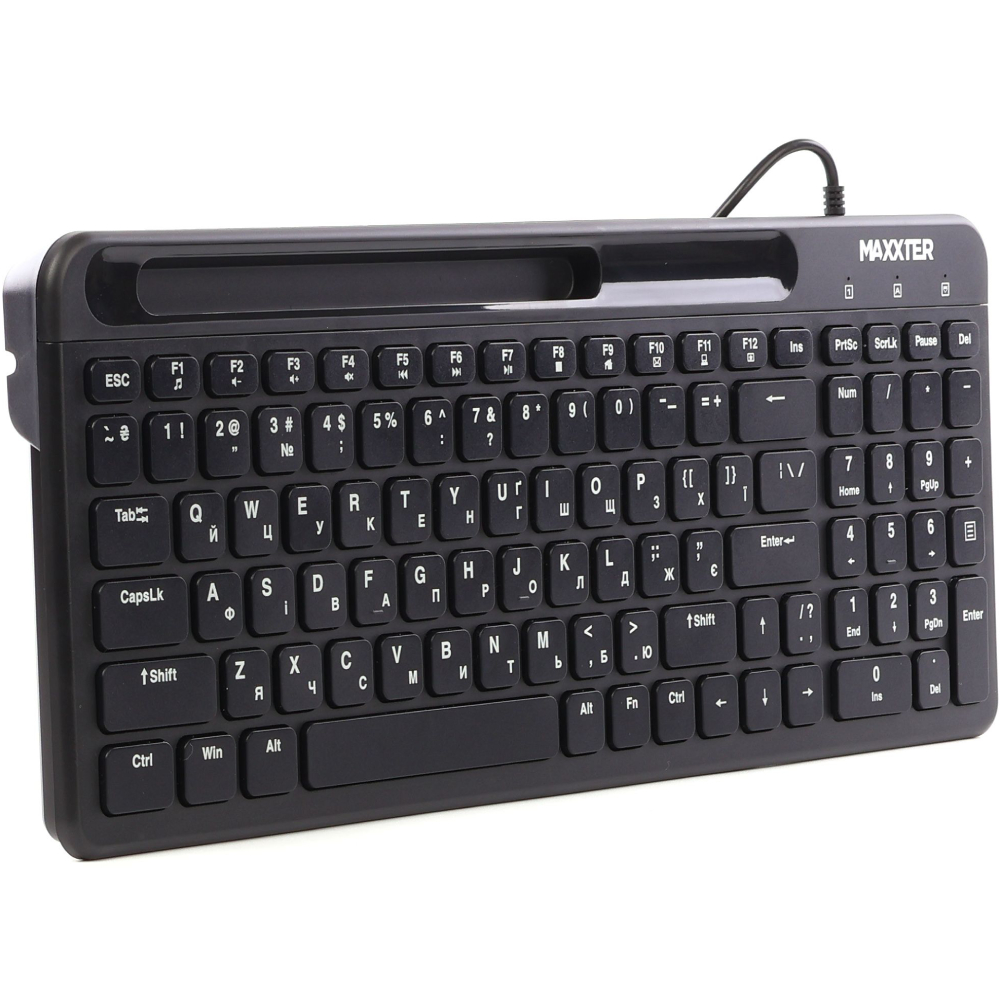 Клавиатура MAXXTER KB-01B-UA Black Класс стандартная