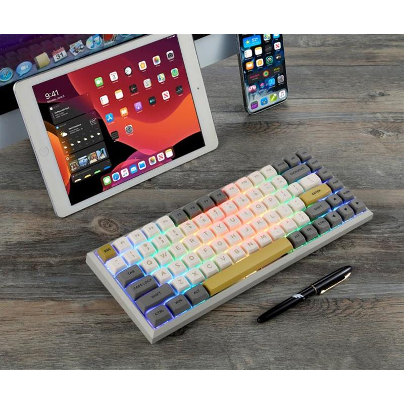 Фото Клавіатура MOTOSPEED SK84 Outemu Red Grey (mtsk84mr)