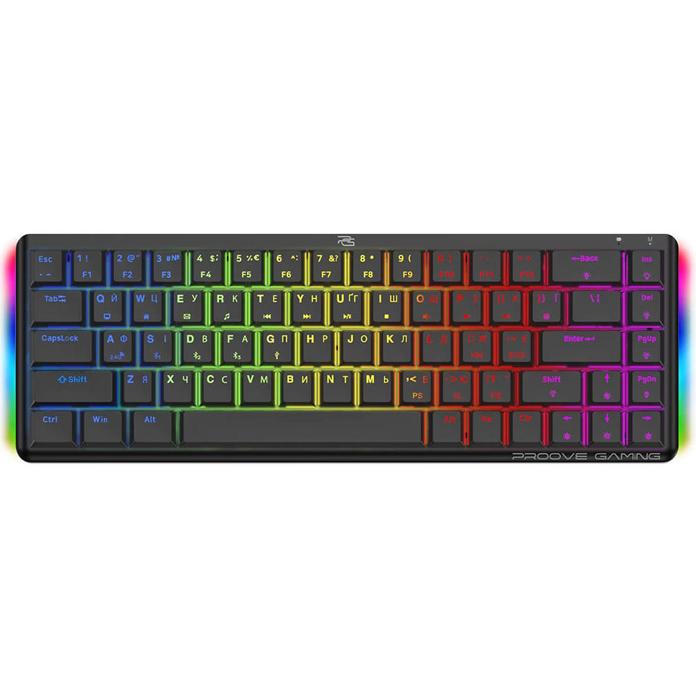 Клавіатура PROOVE GAMING AFK Ukraine Layout black (WKAFK1022001)