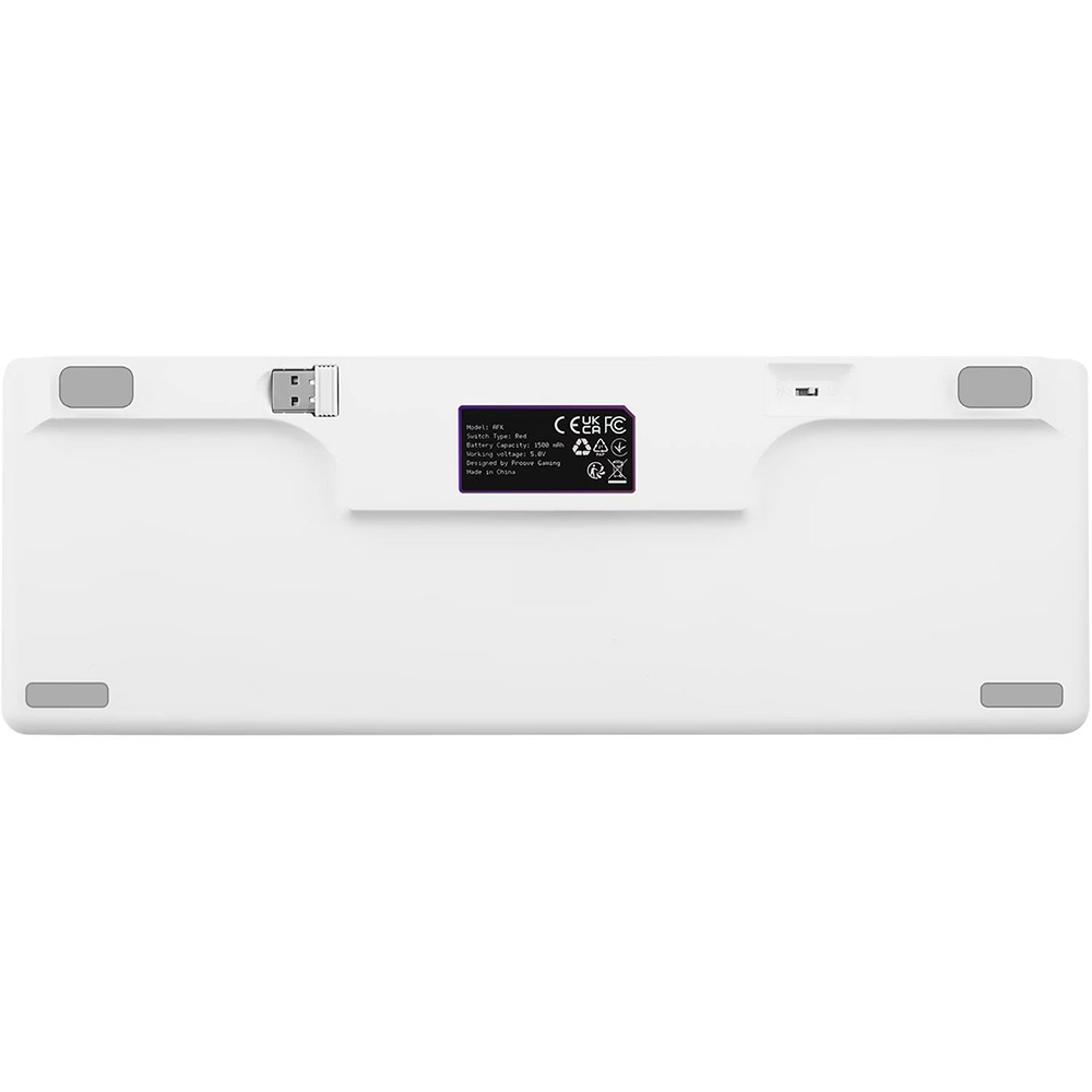 Клавіатура PROOVE GAMING AFK Ukraine Layout white (WKAFK1022002) Клас ігрова