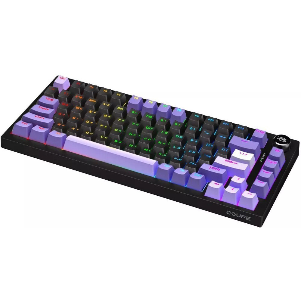 Клавіатура PROOVE GAMING Coupe Ukraine Layout black/purple (WKCP00022416) Клас ігрова
