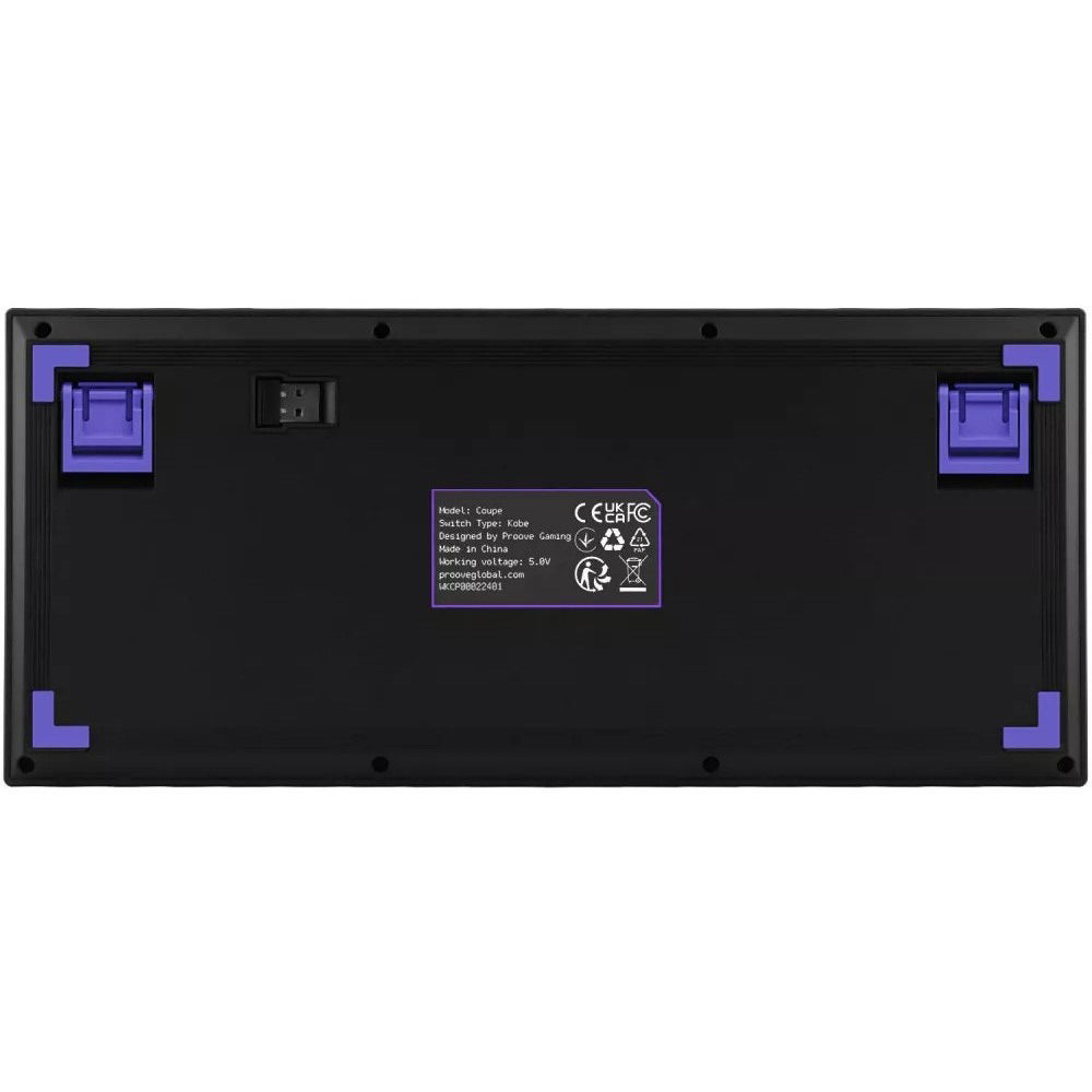 Клавіатура PROOVE GAMING Coupe Ukraine Layout black/purple (WKCP00022416) Конструкція механічна