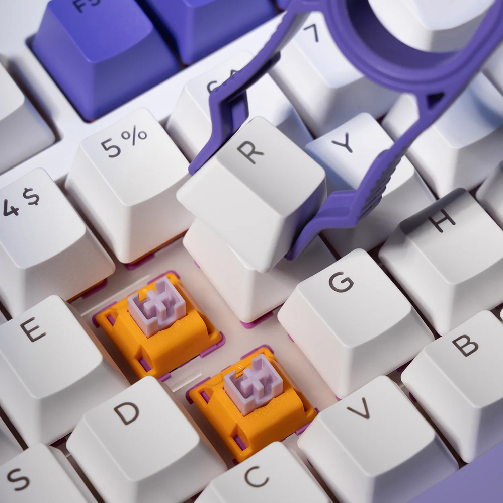 Огляд Клавіатура PROOVE GAMING Coupe Ukraine Layout white/purple (WKCP00022404)