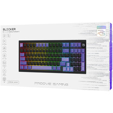 Клавіатура PROOVE GAMING Slicker Special Edition Ukraine Layout black/purple (WKSLSE022401)