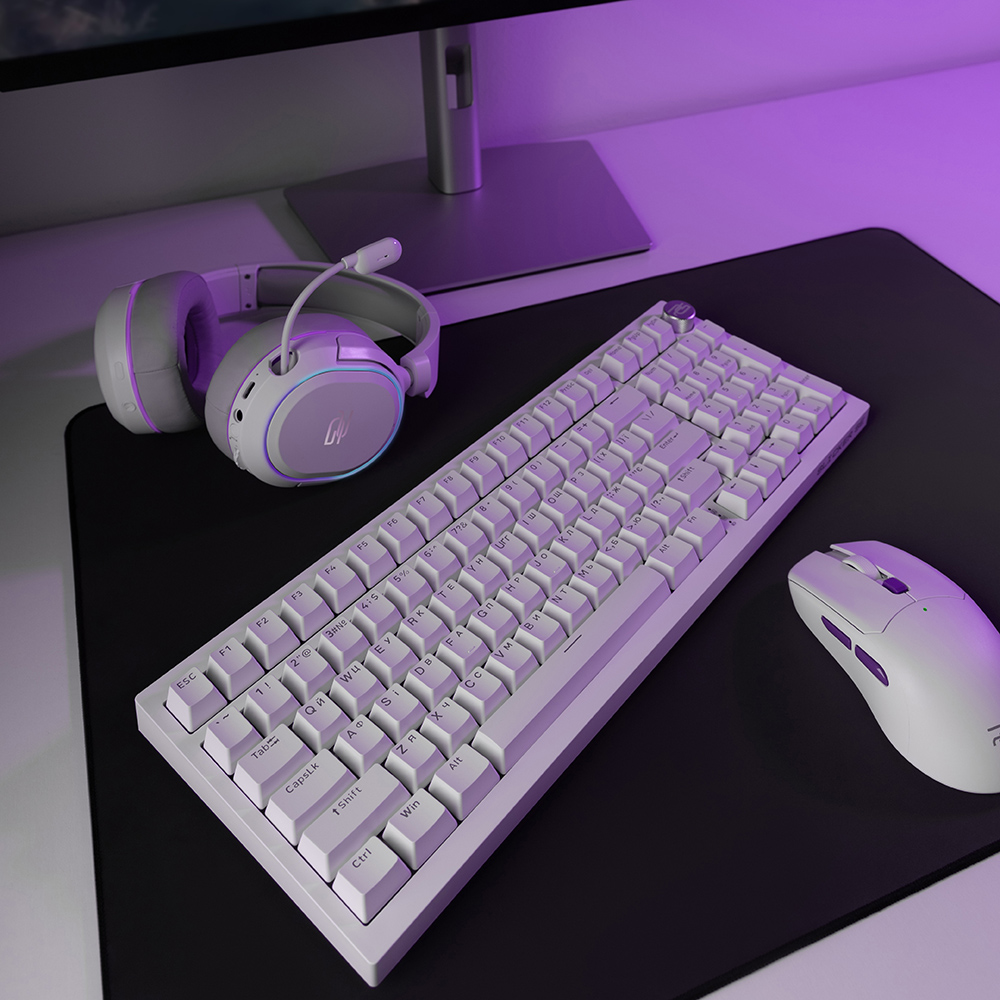Замовити Клавіатура PROOVE GAMING Slicker Special Edition Ukraine Layout white (WKSLSE022402)