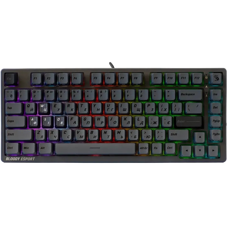 Клавиатура BLOODY MS76 (Iron Grey)