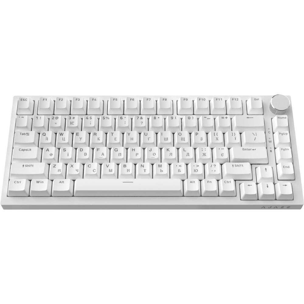 Клавиатура AJAZZ AK820 Red Switch USB-C White (AK820-R-W) ᐉ