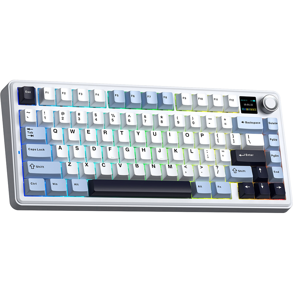 Клавіатура AULA F75 MAX Wireless Gasket Keyboard Reaper switch white (6978080501158) Клас ігрова