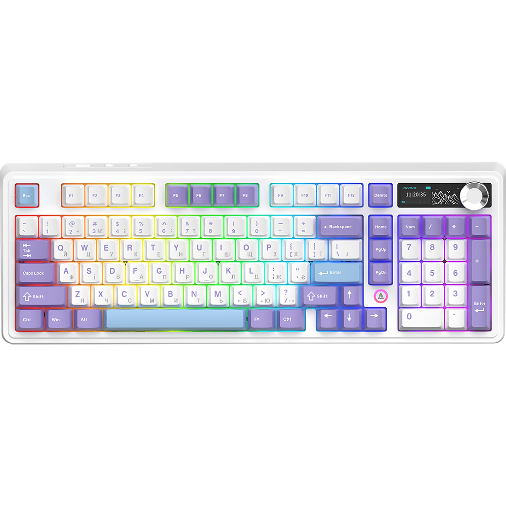 Клавиатура AJAZZ AK980 V2 Maillard Switch Purple/White/Blue (AK980-V2-M-PWB)