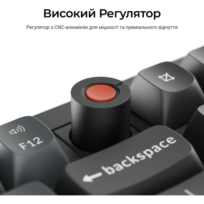 Клавиатура KEYCHRON V6 8K Super Red Switch Black RGB (V6W-D1-UA
