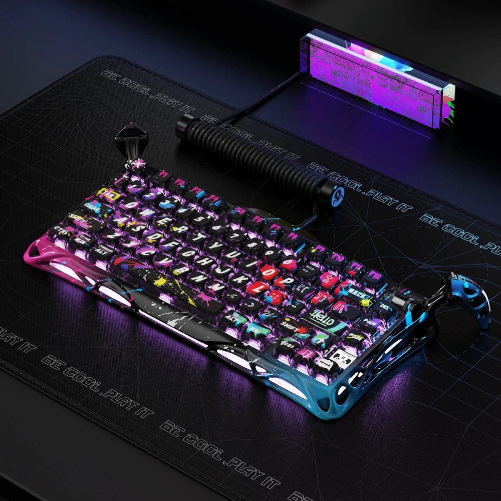 Клавиатура GRAVASTAR Mercury V75 Pro 80keys Magnetic Jade Gaming