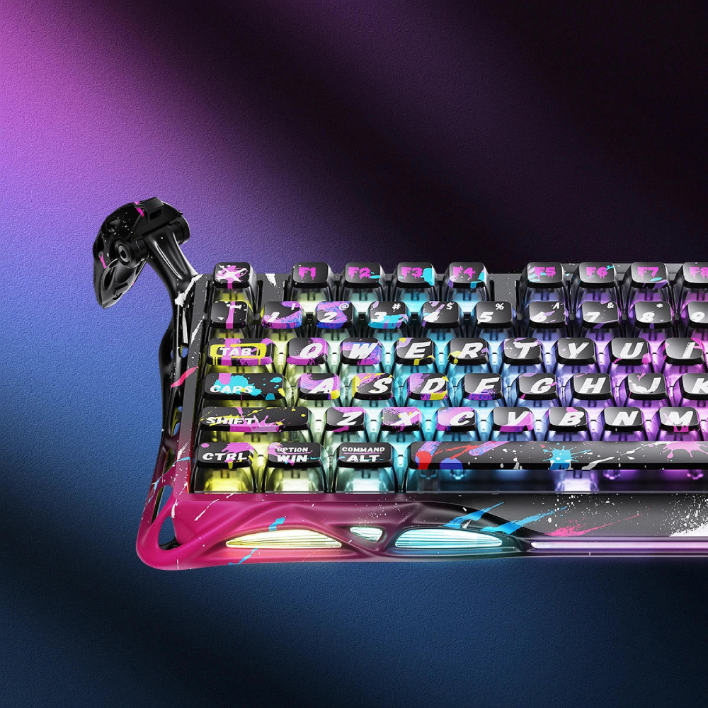 Клавиатура GRAVASTAR Mercury V75 Pro 80keys Magnetic Jade Gaming