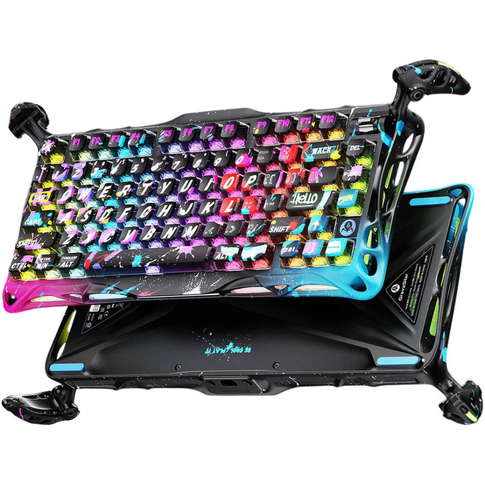 Клавиатура GRAVASTAR Mercury V75 Pro 80keys Magnetic Jade Gaming