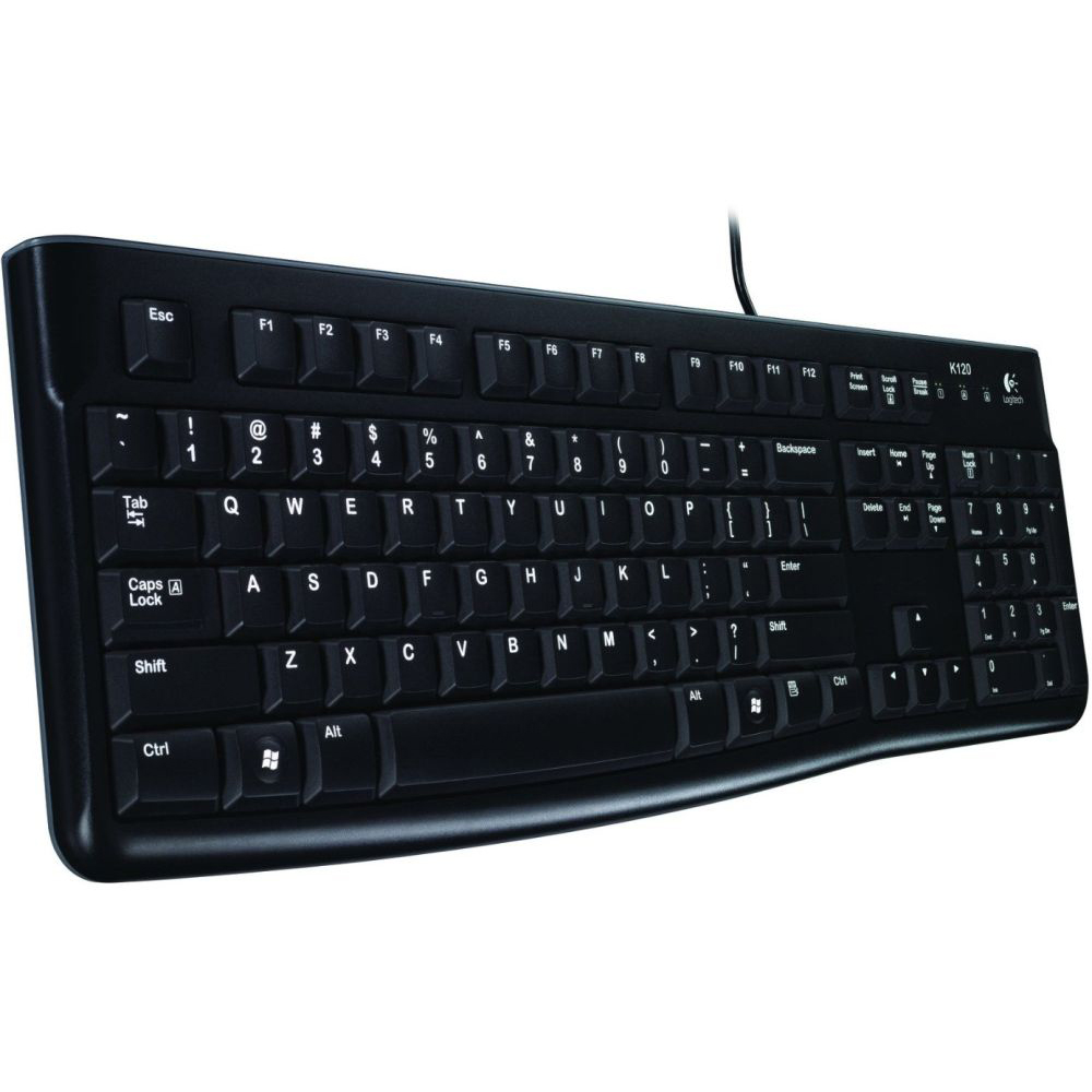 Клавиатура LOGITECH K120 (RUS OEM) (920-002522) Конструкция мембранная