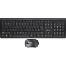 Комплект TRUST Nola Wireless Keyboard with mouse RU