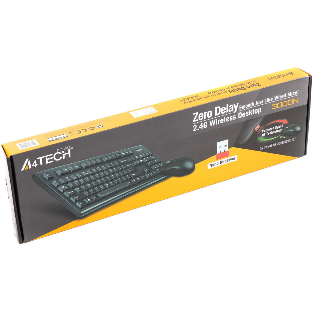 Комплект A4TECH 3000N (GK-85+G3-200N) Класс стандартная