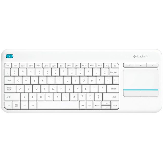 Клавиатура LOGITECH K400 Plus WL White