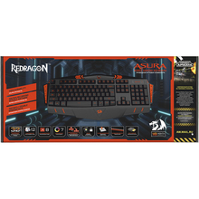 Клавіатура DEFENDER REDRAGON Asura gamer black (70246)