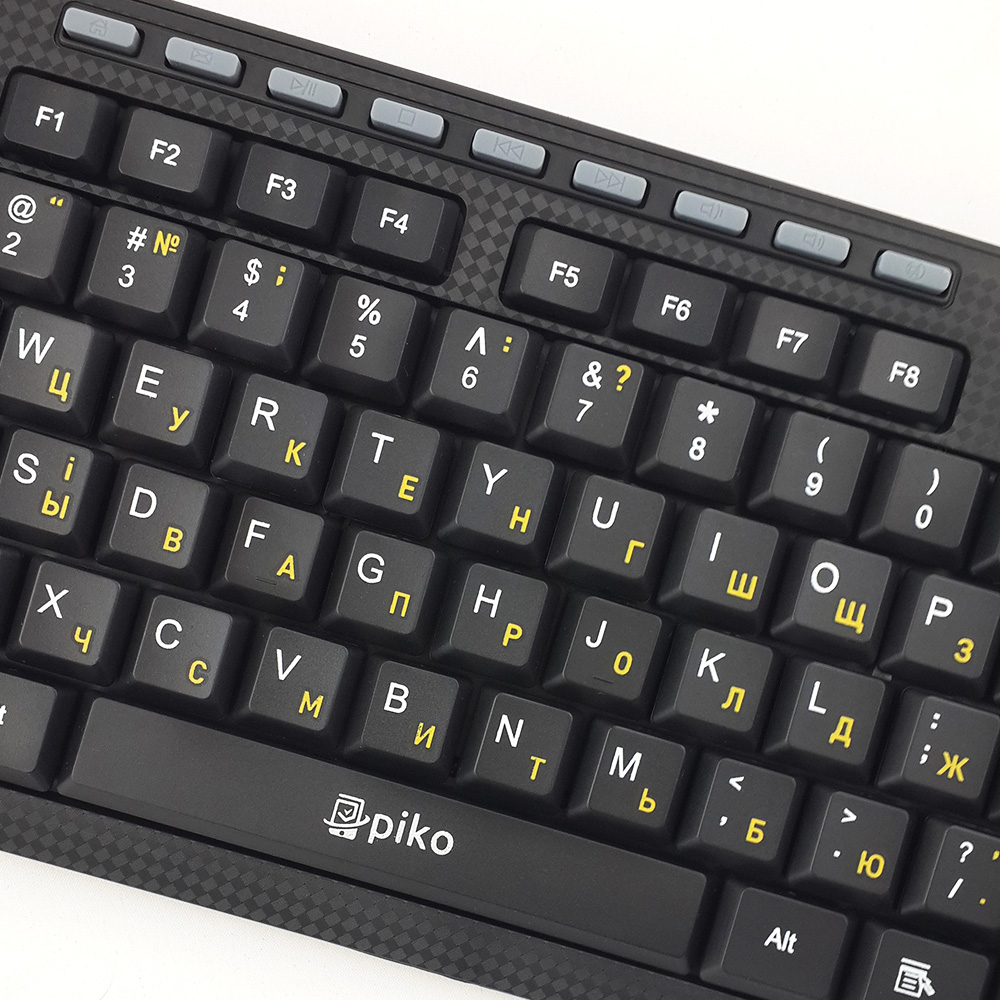 Клавиатура PIKO KB-108X Black Комплектация клавиатура