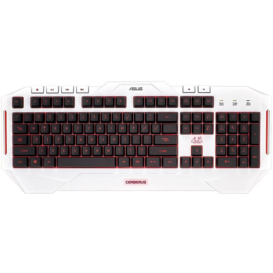 Клавіатура ASUS ROG Cerberus Artic USB UKR (90YH00V1-B2QA00)