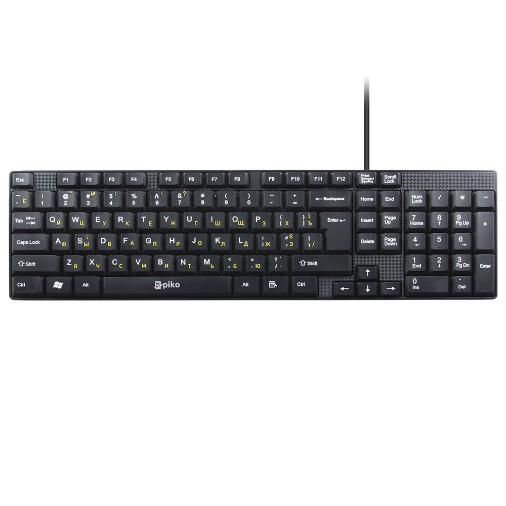 Клавиатура PIKO KB-005 Black