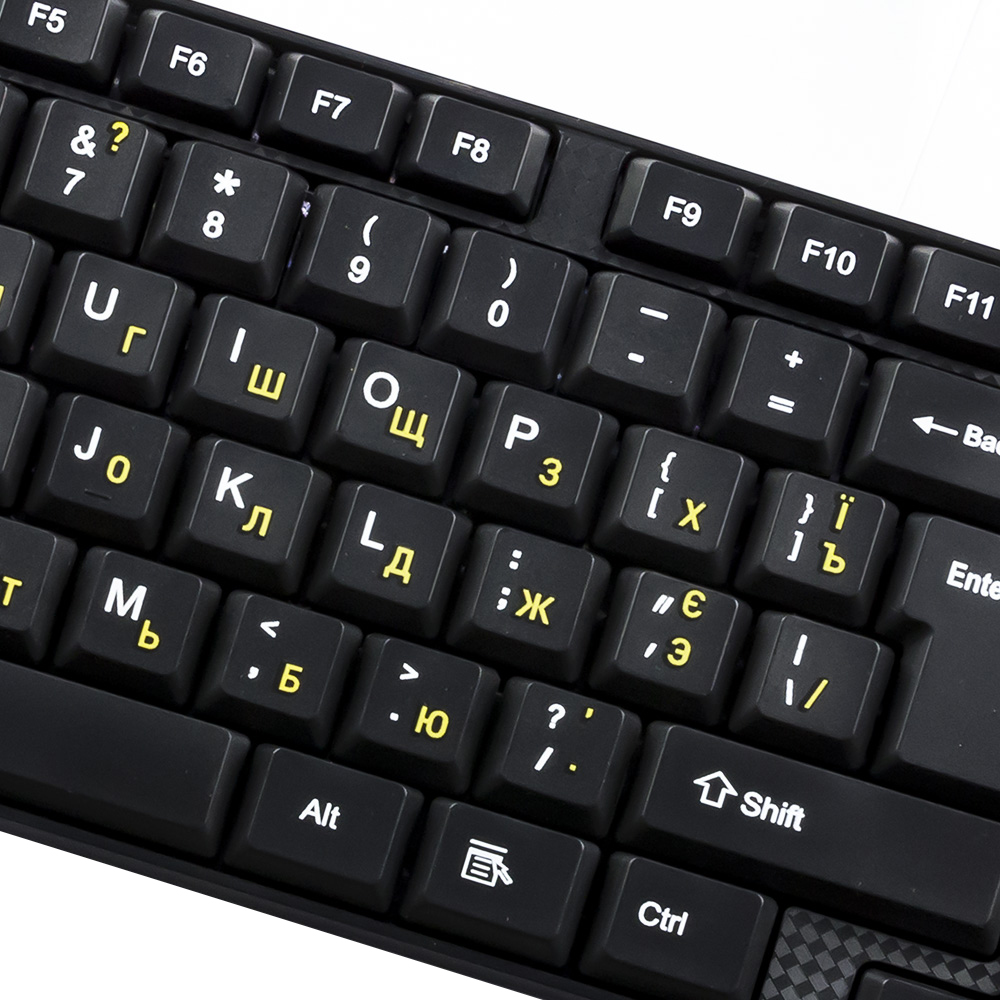 Клавиатура PIKO KB-005 Black Комплектация клавиатура