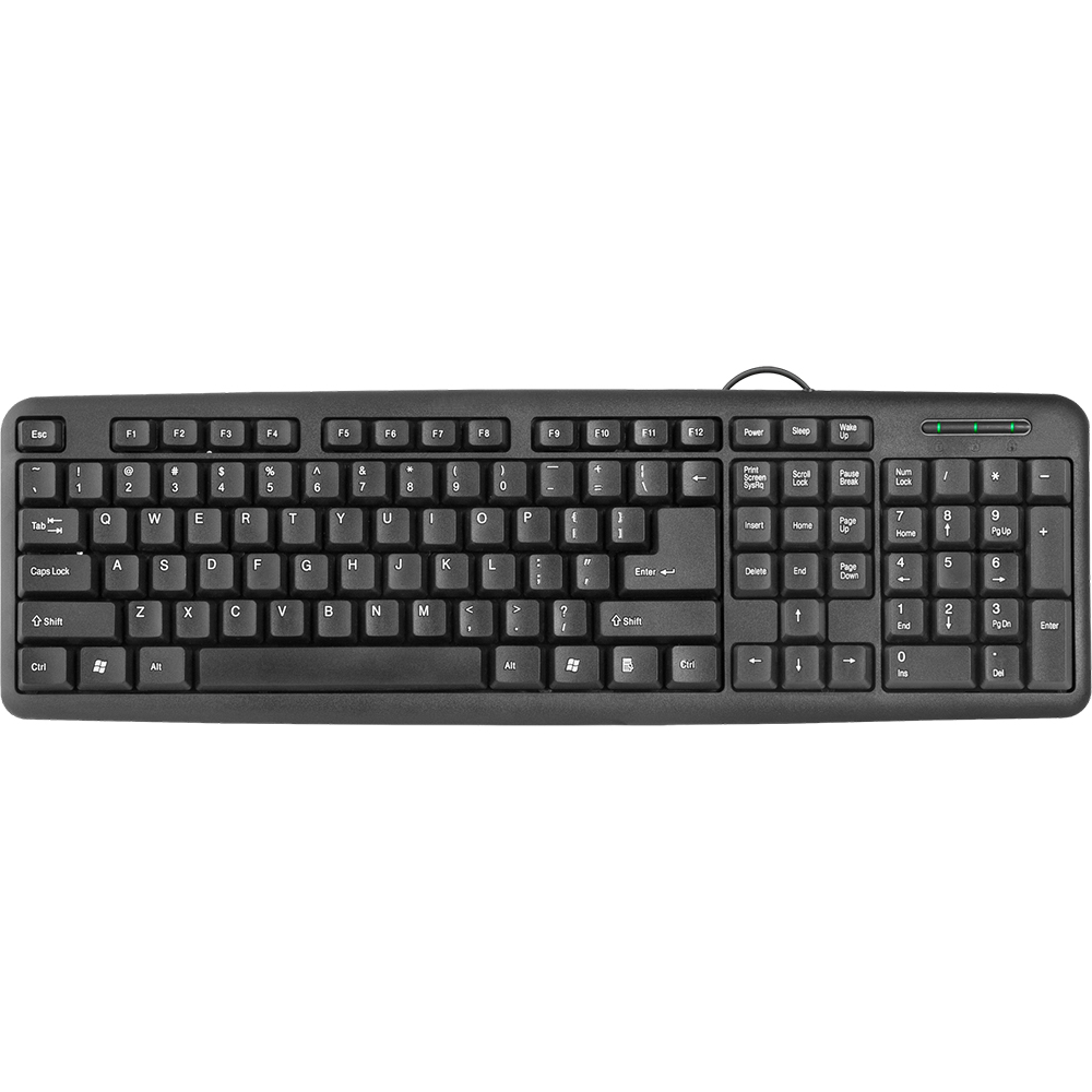 

Клавиатура DEFENDER #1 HB-420 USB black (45420), (45420)#1 HB-420 USB