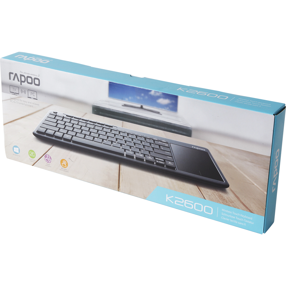 Клавиатура RAPOO K2600 Grey Комплектация клавиатура