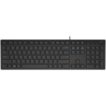 Клавіатура DELL KB216 Russian QWERTY Black (580-ADGR)