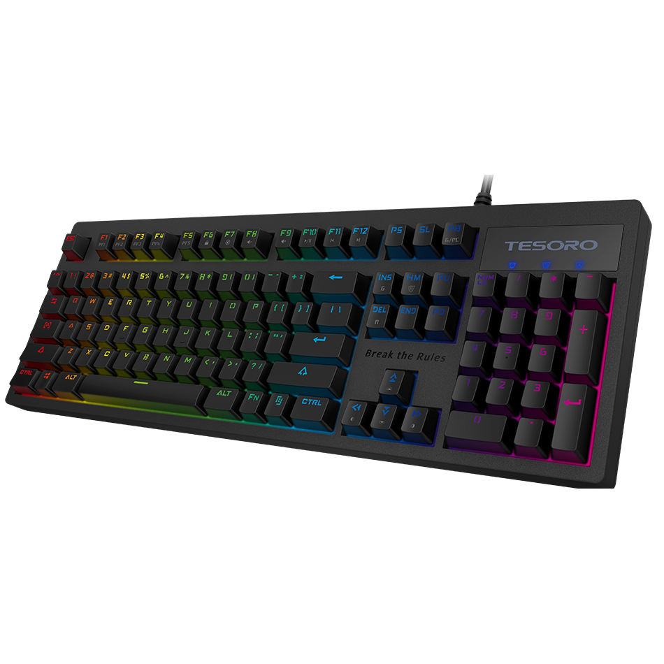 Клавіатура Tesoro Excalibur Spectrum RGB Brown Switch (TESORO G7SFL BW) Конструкція механічна