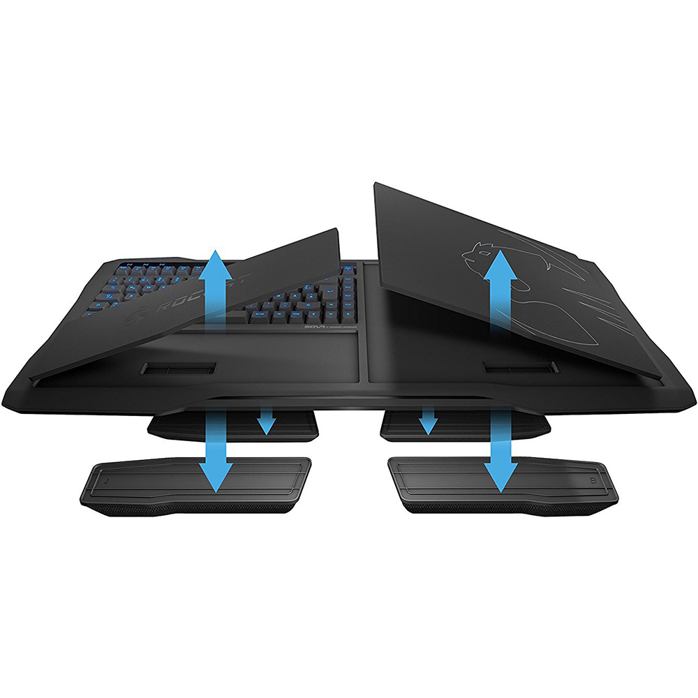 Клавиатура ROCCAT Sova Gaming Lapboard (ROC-12-151) Конструкция мембранная