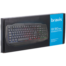 Клавіатура BRAVIS GK180 black