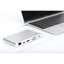Док-станція DIGITUS Universal Docking Station USB Type-C White (DA-70861)