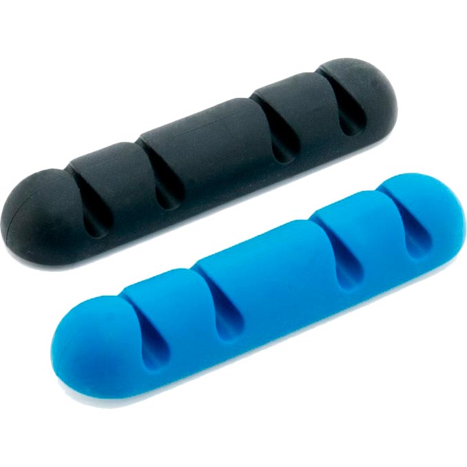 Набір органайзерів EXTRADIGITAL Cable Clips CC-957 Black/Blue (KBC1700)