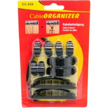 Набір органайзерів EXTRADIGITAL Cable Clips CC-926 Black (KBC1711)