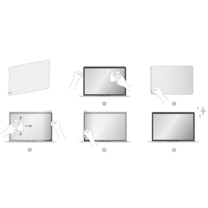 Фото Захисна плівка JCPAL 3 in 1 set Apple MacBook 12 Gold (JCP2144)