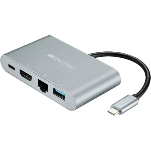 

Док-станция CANYON 5-в-1 USB Type C (CNS-TDS04DG), хаб 5-в-1 USB Type C (CNS-TDS04DG)
