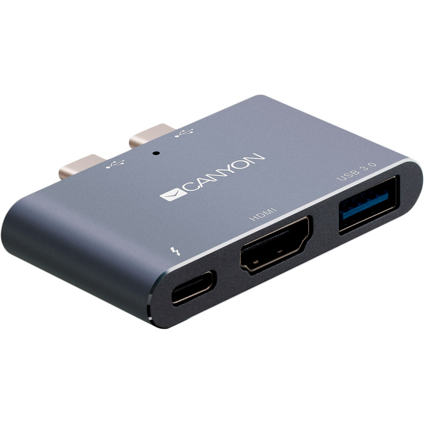 Док-станція CANYON DS-1 Thunderbolt 3 Docking Station 3-in-1 (CNS-TDS01DG) Тип док-станція