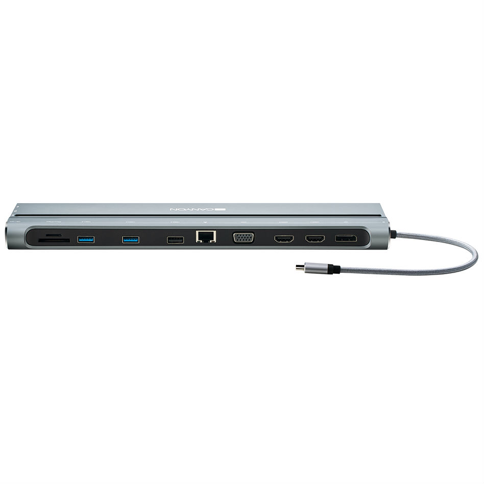 Док-станція CANYON Multiport Docking Station Grey (CNS-HDS09B) Тип живлення пасивний