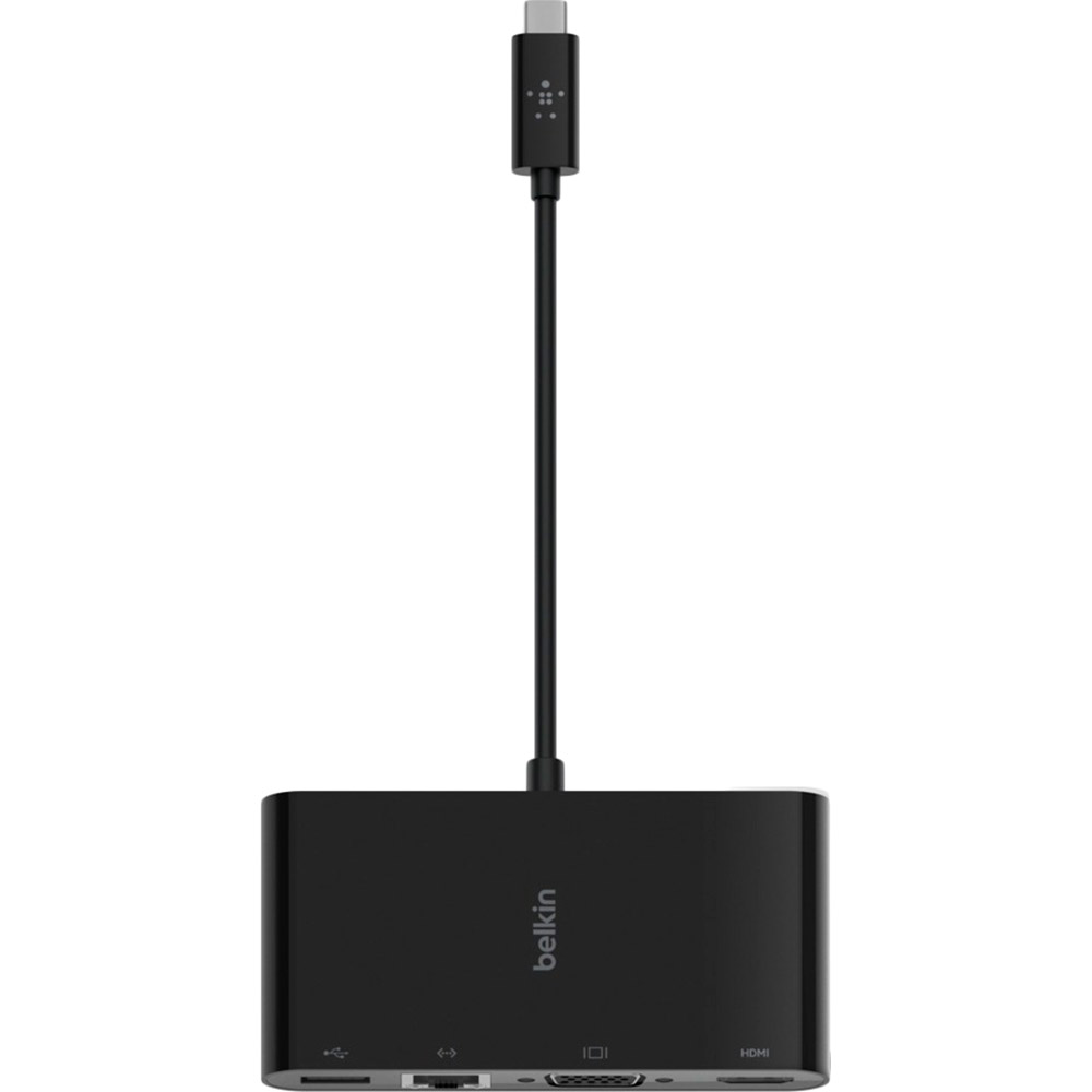 Док-станція BELKIN USB-C MultimediaAdapter Black (AVC005BTBK) Інтерфейс підключення USB Type-C