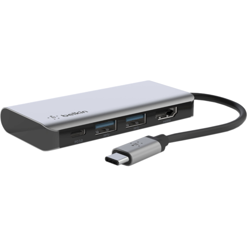 Док-станція BELKIN USB-C 4 in 1 Multiport Dock (AVC006BTSGY) Тип док-станція