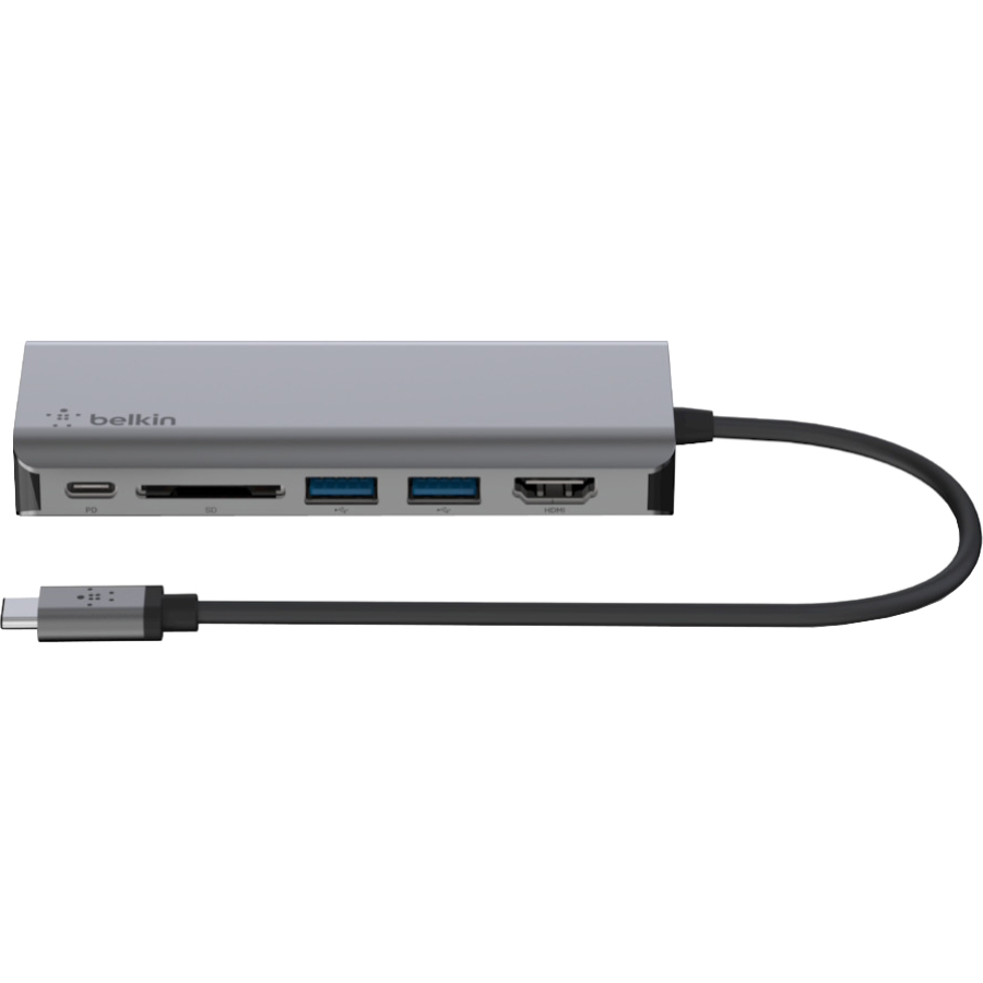 Док-станція BELKIN Belkin USB-C 6 in 1 Multiport Dock (AVC008BTSGY)