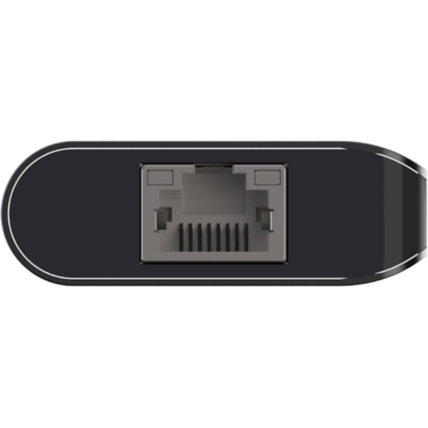 Док-станція BELKIN Belkin USB-C 6 in 1 Multiport Dock (AVC008BTSGY) Додаткові роз'єми LAN (RJ-45)