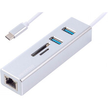 Док-станція MAXXTER USB - Gigabit Ethernet (NECH-2P-SD-01)