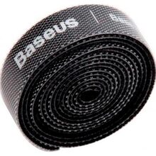 Органайзер для кабеля BASEUS COLOURFUL CIRCLE VELCRO STRAP 1 м Black (ACMGT-E01)