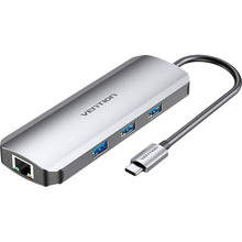 Док-станция VENTION Hub 8-in-1 USB 3.1 Type-C (TOKHB)