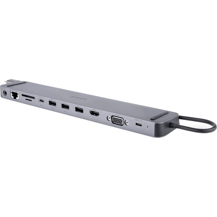 Док-станція REAL EL CQ-1000 11-in-1 Space Grey (EL123110005) Тип живлення пасивний