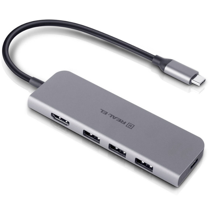 

Порт-репликатор REAL EL CQ-700 space grey, CQ-700, space grey
